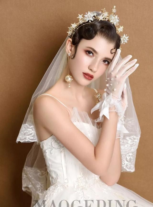 韩国新娘发型，有没有值得推荐的新娘发型和头纱发型图5