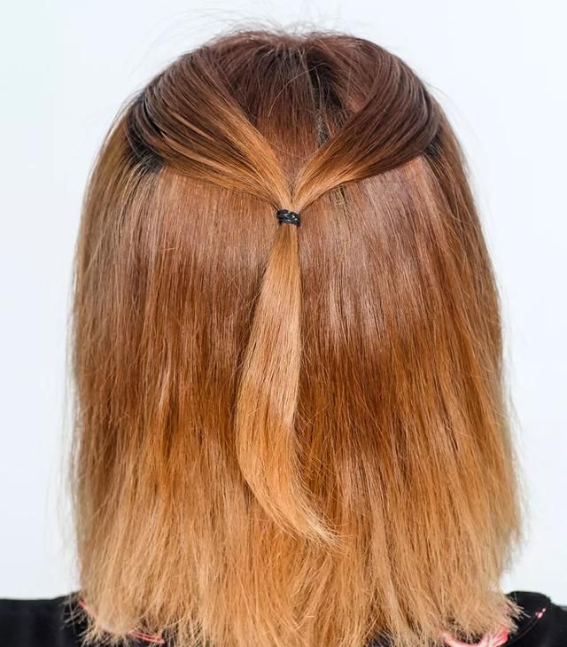短发女生适合的扎发,7-12岁女孩适合的扎发短发简单图3