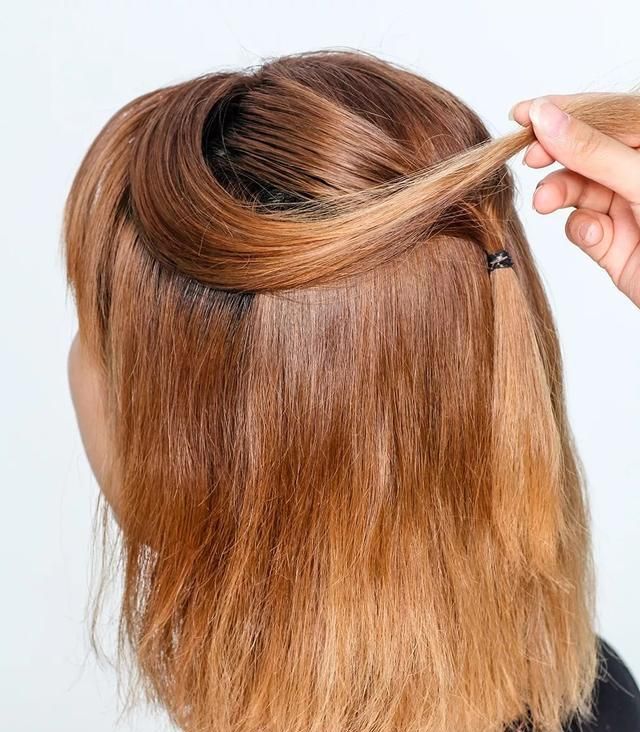短发女生适合的扎发,7-12岁女孩适合的扎发短发简单图4