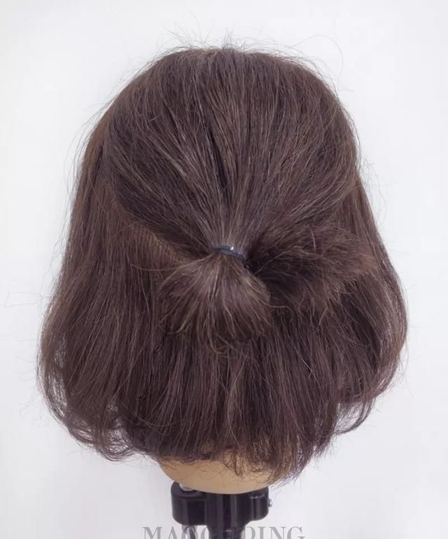 短发女生适合的扎发,7-12岁女孩适合的扎发短发简单图16