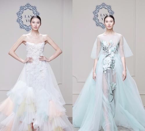 中国设计师兰玉的婚纱有名吗,婚纱设计师兰玉作品图5