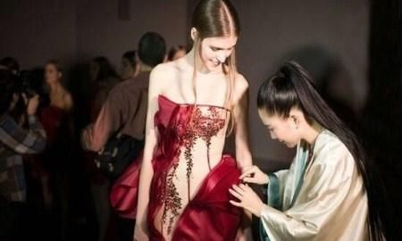 中国设计师兰玉的婚纱有名吗,婚纱设计师兰玉作品图15