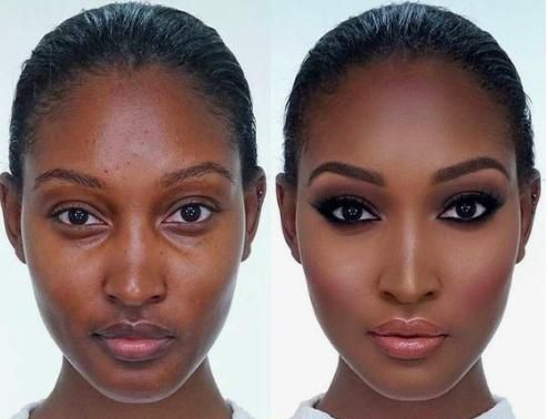 化妆前化妆后区别有多大,盘点化妆前和化妆后的区别图9
