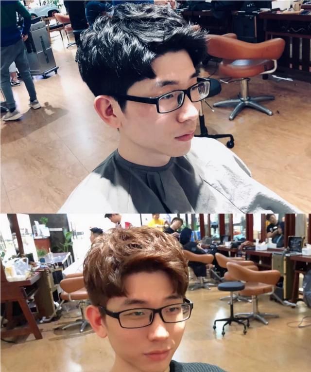 韩式发型男剪完是什么样子,男明星发型刘海是怎么剪的图11